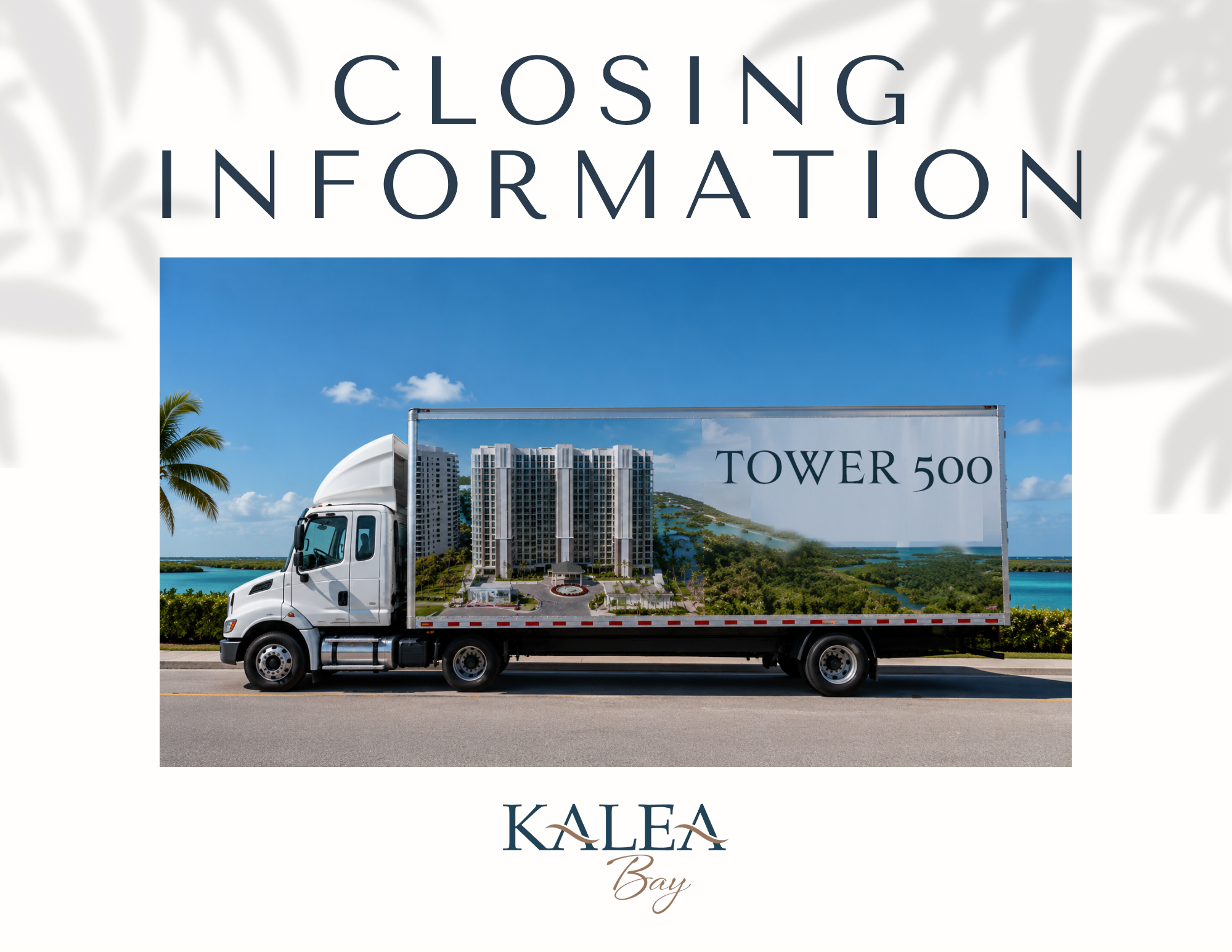 Tower 500 closing information